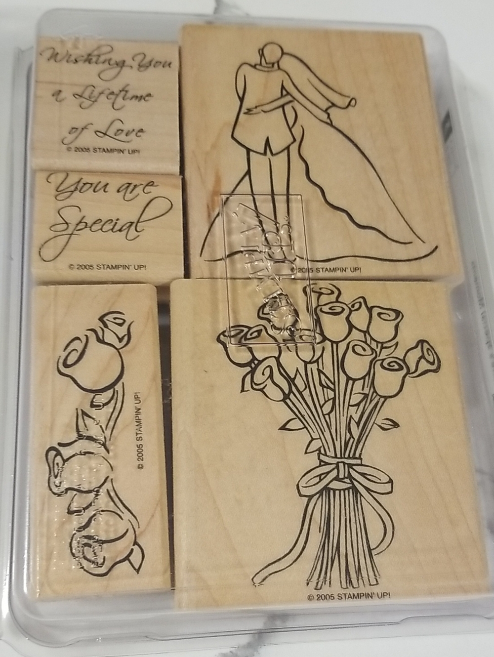 Stampin up Set Life's Special Moments Wood Stamp Set